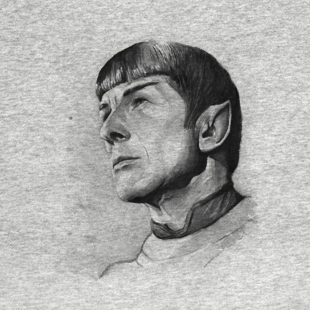Spock Portrait by Olechka